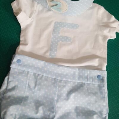 Conjunto de bebe y corona