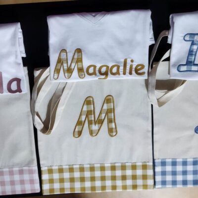 Camisetas y bolsas personalizadas ines magalie paola
